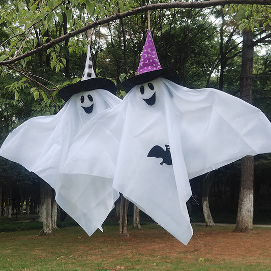 Halloween Ghost Pendant Cute Floating Ghost Decoration Supplies