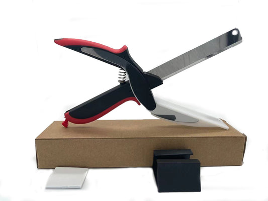 2-in-1 Kitchen Scissors: Smart Chopping Knife & Food Scissors - Your Kitchen's Good Helper