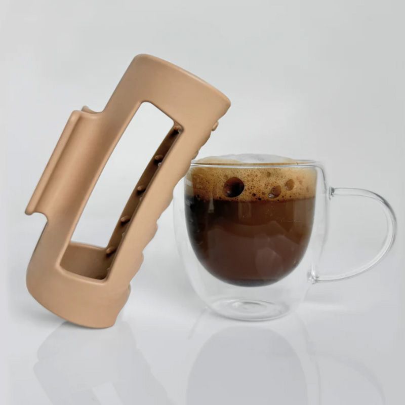 Frosted Soft Grip Cloud Clip