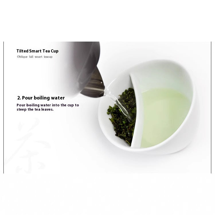 Tilt Porcelain Tea Cup Strainer