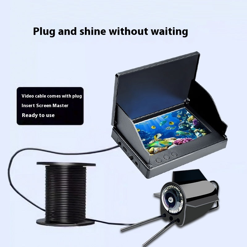 Underwater Fish Finder with HD Camera and Temperature Sensor