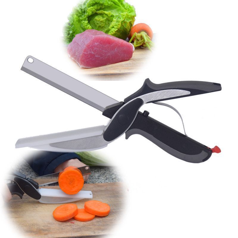 2-in-1 Kitchen Scissors: Smart Chopping Knife & Food Scissors - Your Kitchen's Good Helper