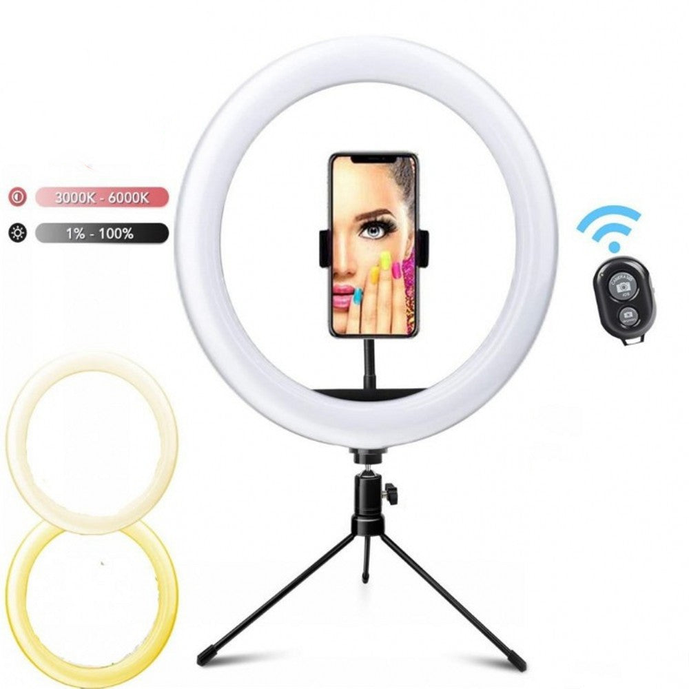 10-inch ring light for selfie enhancement