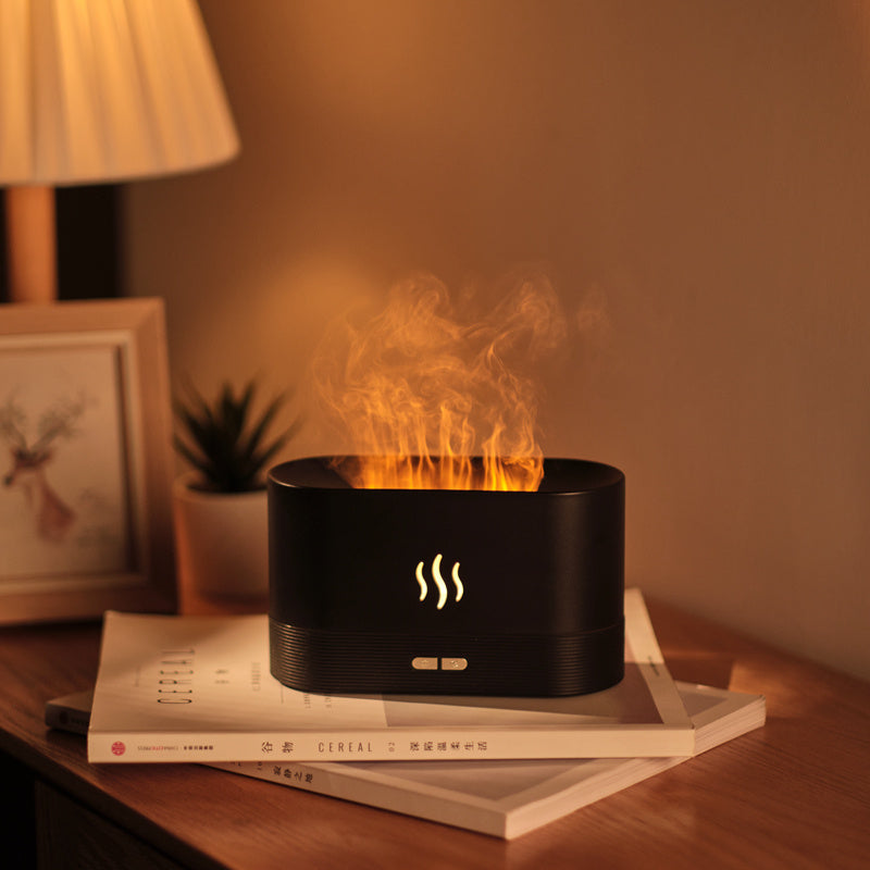 180ML USB Essential Oil Diffuser with Flame Simulation