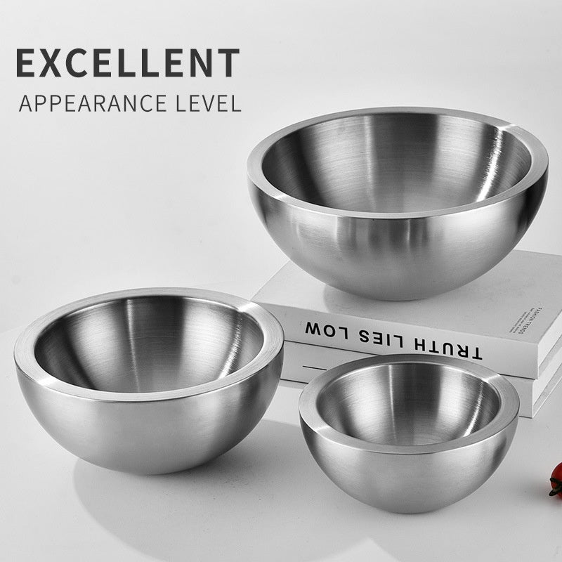 304 Stainless Steel Thickened Salad Bowl