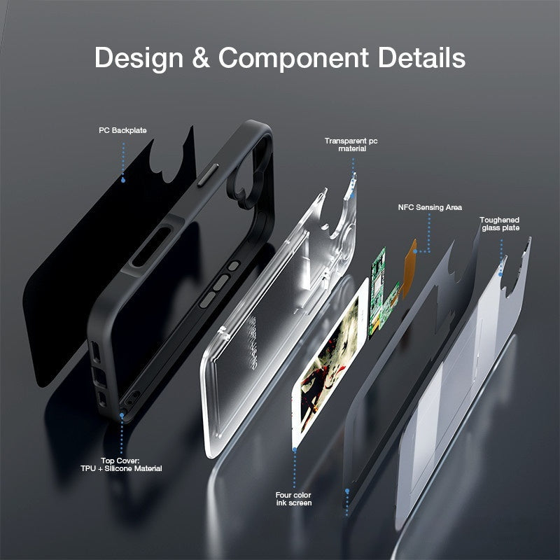 DIY Customizable E-ink NFC Phone Case
