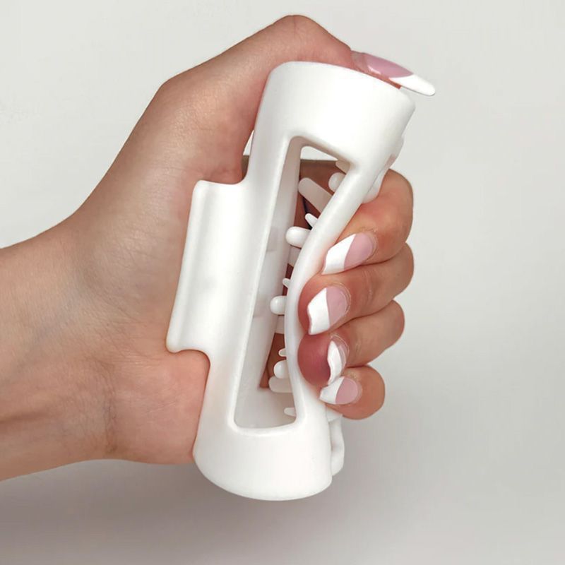 Frosted Soft Grip Cloud Clip