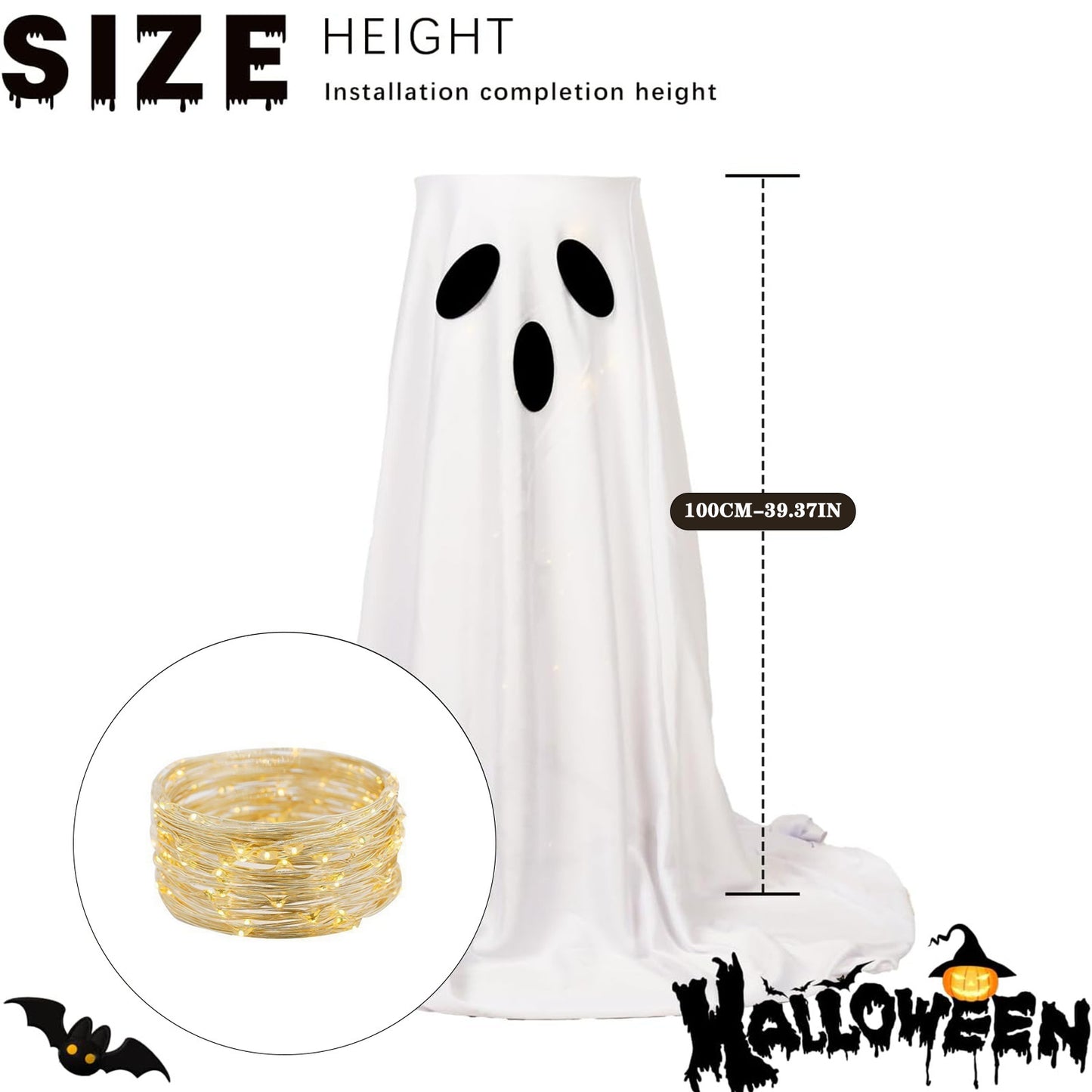 Halloween Ghost Candy Bowl Rack
