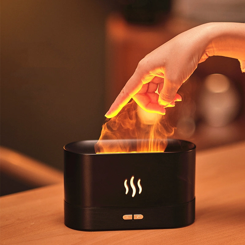 180ML USB Essential Oil Diffuser with Flame Simulation