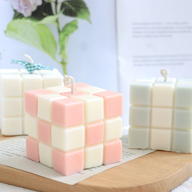 Diy Square Scented Candle Silicone Mold
