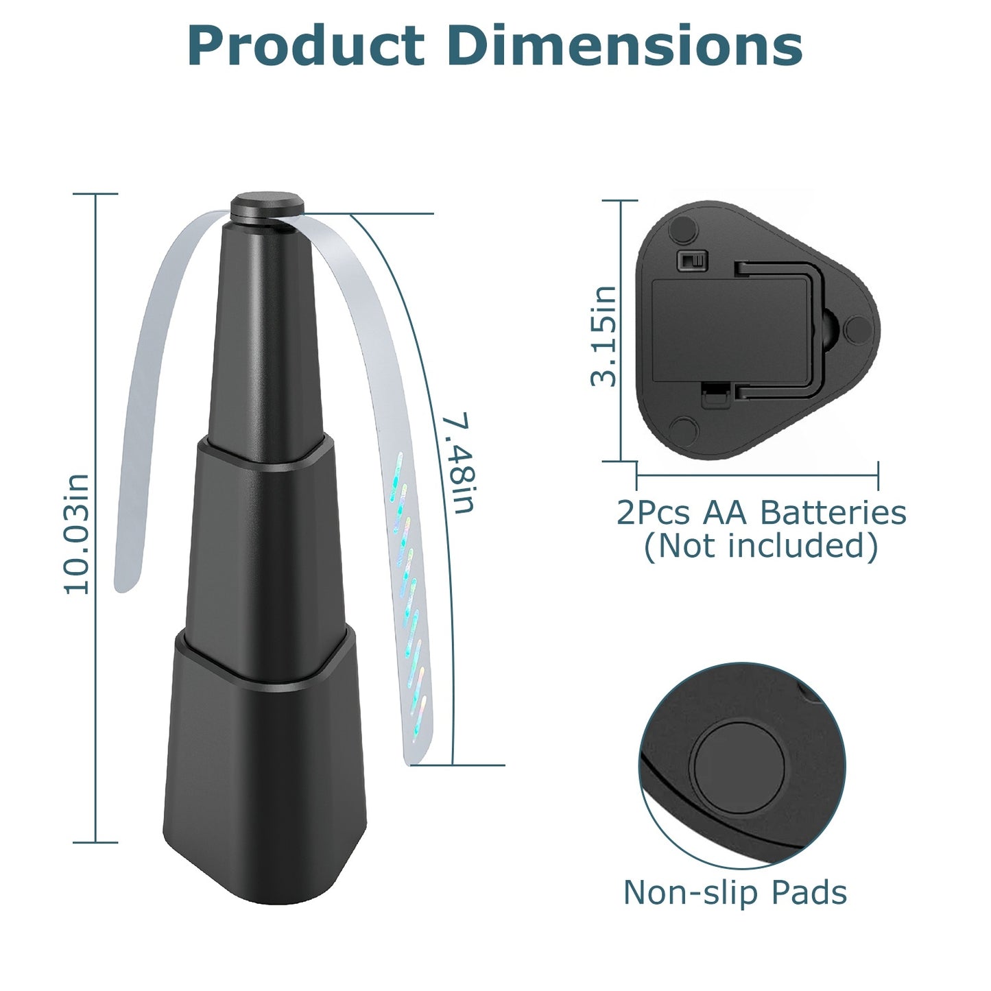 4Pcs Fly Repellent Fan Table Top Battery Powered Bug Deterrent Fan Hanging Food Fans For Party BBQ Picnic Camping